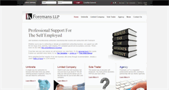 Desktop Screenshot of foremansllp.com